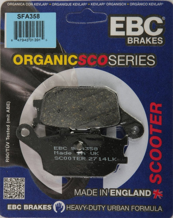 EBC Brakes SFA358 Standard Scooter Brake Pad