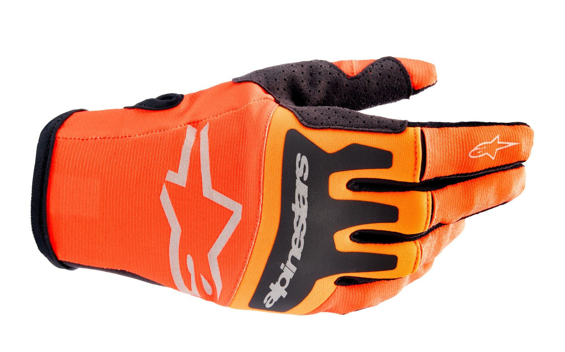 Alpinestars Techstar Gloves (Hot Orange Black, Medium)