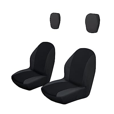 Classic Accessories Quadgear Utv Bucket Seat Covers, Fits Yamaha Rhino (2015 Models And Older), Black 18-144-010403-00