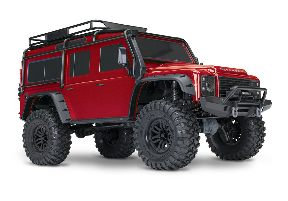 Traxxas 1/10 Scale TRX-4 Scale and Trail Crawler with 2.4GHz TQi Radio Red