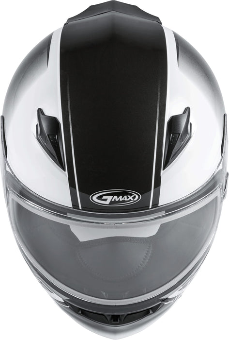 FF-49S Full-FACE Hail Snow Helmet White/Black MD