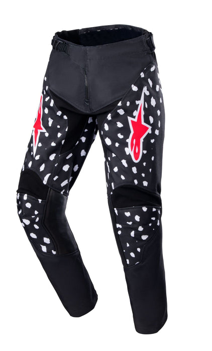 Alpinestars 2023 Youth Racer North Pants (Black Neon Red, Youth 28)