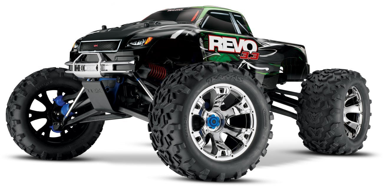 Traxxas Revo 3.3: 4WD Powered Monster Truck (1/10 Scale) Green