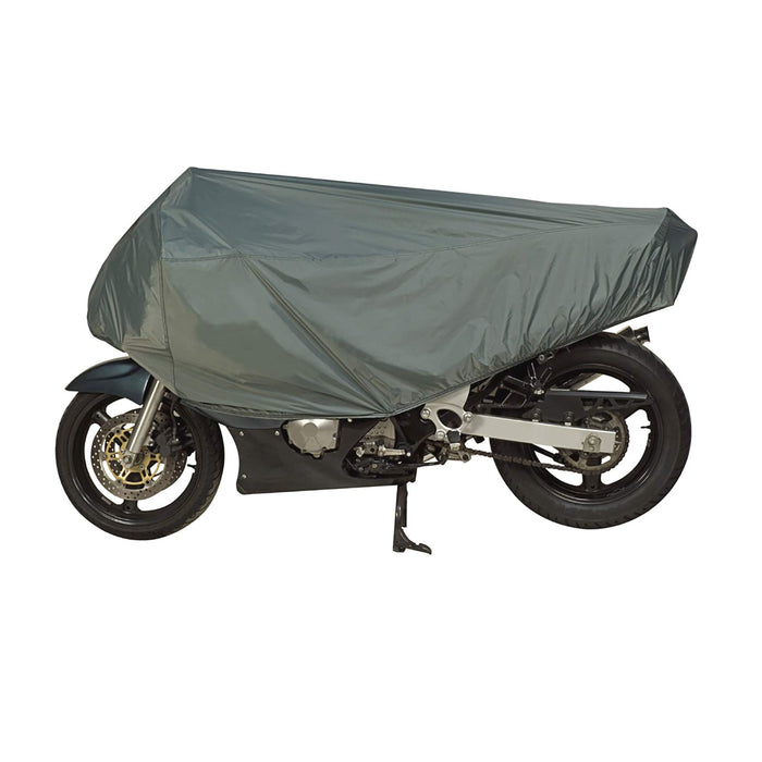 Dowco Guardian 26015-00 Travel Ready Water Resistant Premium Motorcycle Half Cover: Grey, Sportbike