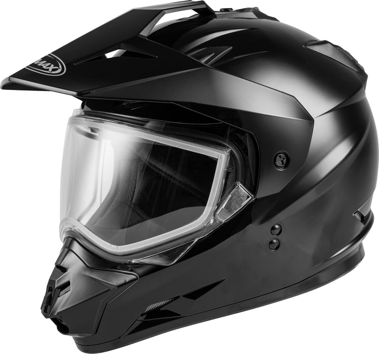 GMAX GM-11S Dual-Sport, Full-Face Snow Helmet, DOT-Approved (Black)