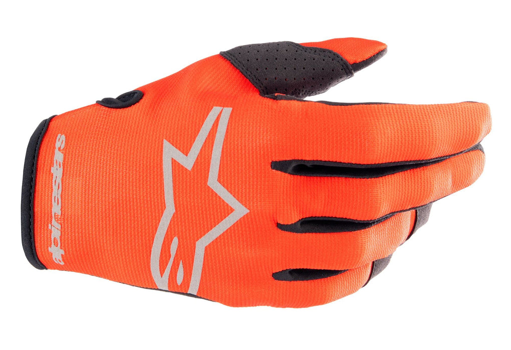 Alpinestars Youth Radar Gloves (Hot Orange Black, Youth Medium)