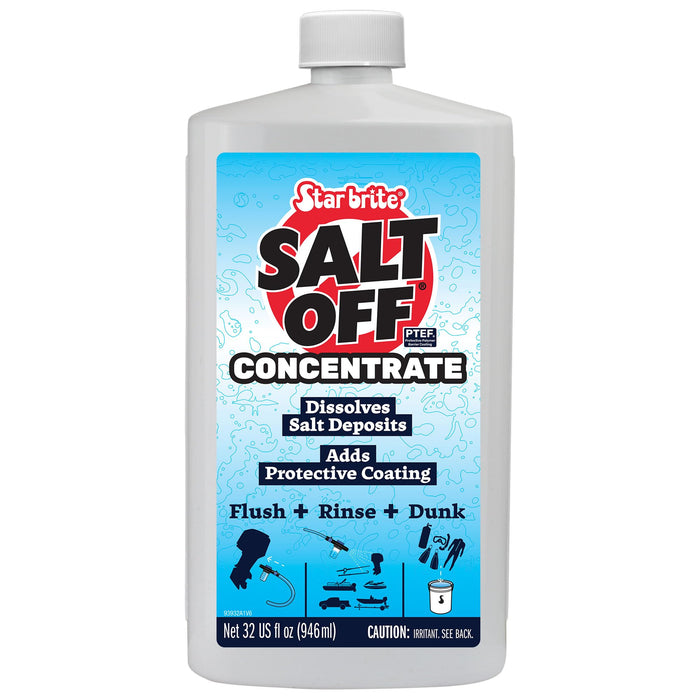 STAR BRITE Salt Off Concentrate - 32 Ounce - Ultimate Salt Remover Wash & Marine Engine Flush for Boats, Vehicles, Trailers, and More (093932)