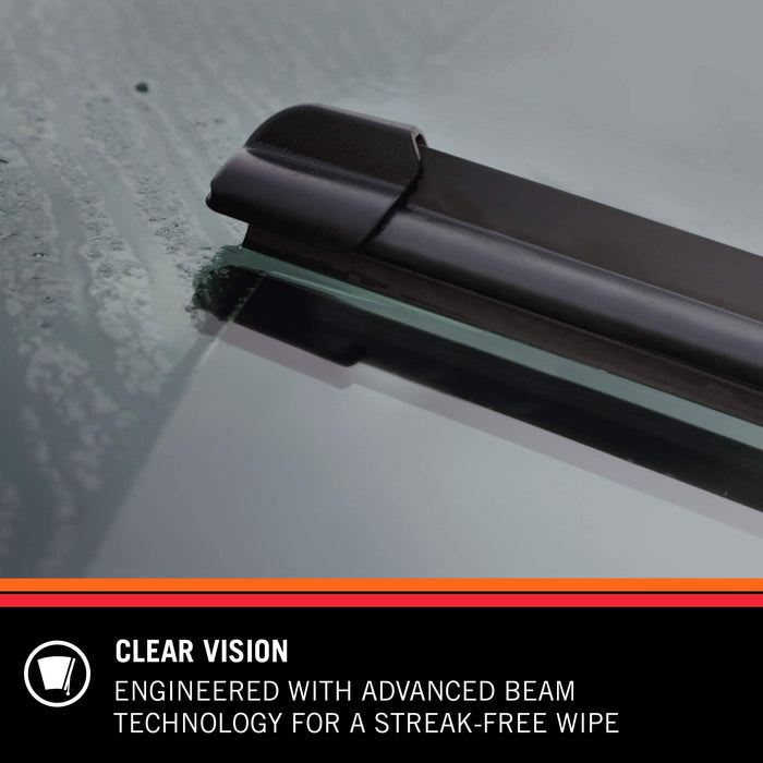 K&N Edge Wiper Blades: All Weather Performance, Superior Windshield Contact, Streak-Free Wipe Technology: 26" +21" (Pack Of 2) 92-2621