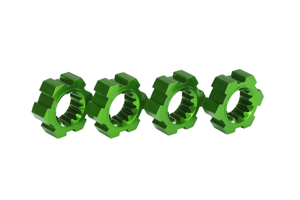 Traxxas Anodized-Aluminum Wheel Hubs Accessories/Tools Green