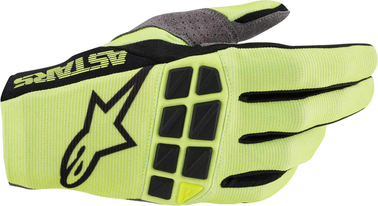 Alpinestars 3563520-551-L Racefend Gloves Yellow/Black Lg