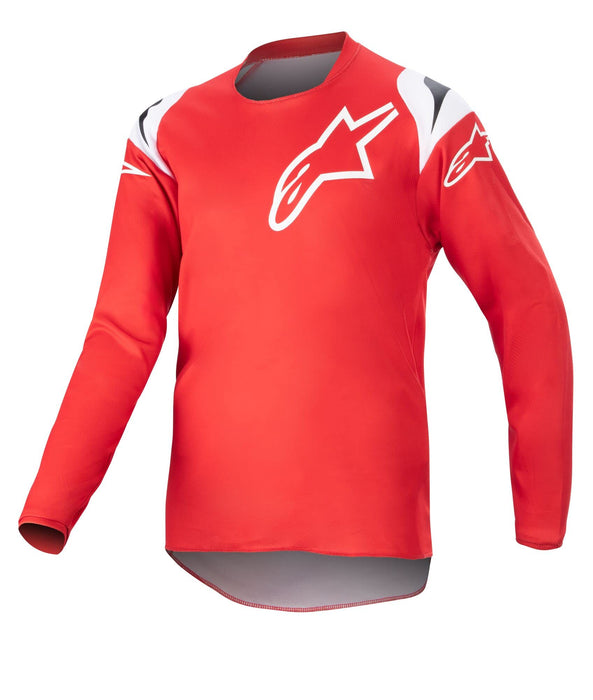 Alpinestars 2023 Youth Racer Narin Jersey (Mars Red White, Youth X-Large)