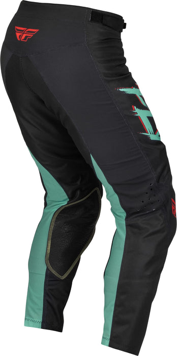 Fly Racing 2023 Adult Kinetic S.E. Rave Pants (Black/Mint/Red, 34)