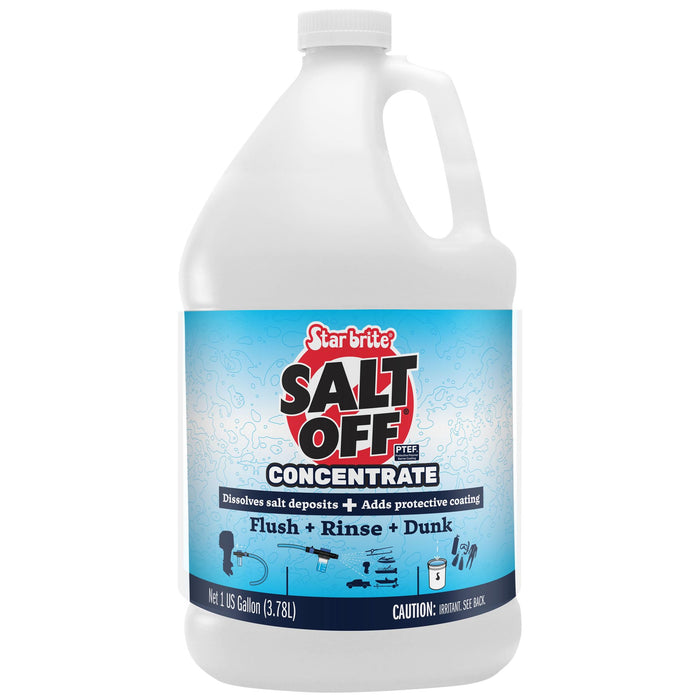 STAR BRITE Salt Off Concentrate - 1 Gallon - Ultimate Salt Remover Wash & Marine Engine Flush for Boats, Vehicles, Trailers, and More (093900N)