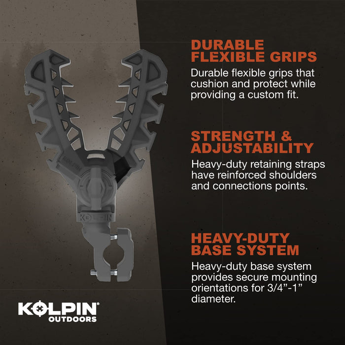 Kolpin Rhino Grip Xlr Bar Mount, Black 21556