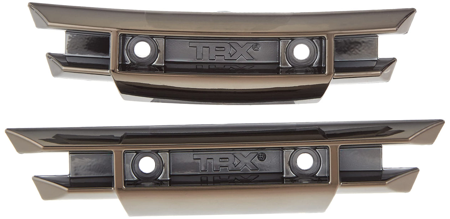 Traxxas 5335X Bumpers Front and Rear Black Chrome Revo