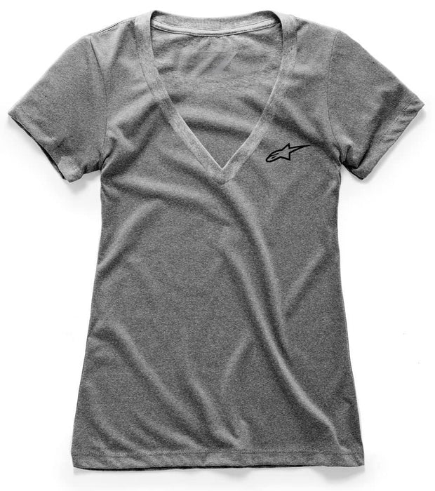 Alpinestars Standard Women's Ageless V-Neck Tee Grey Lg, Multi, one_Size