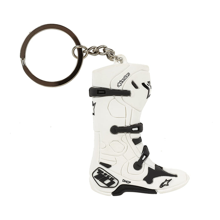 Alpinestars 1230-94000-20-O/S New Tech 10 Boot Keyfob White