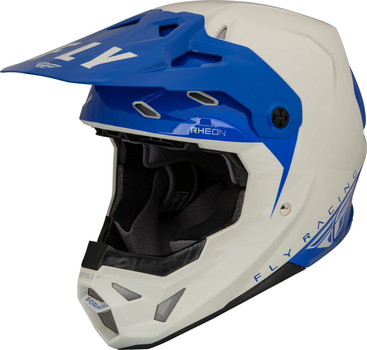 Fly Racing 2023 Adult Formula CP Helmet (Grey/Blue, Large)