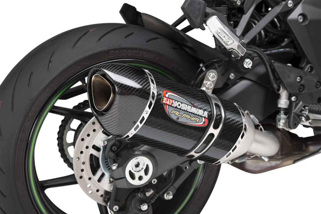 Yoshimura 14161Bp220 Alpha Street Series Slip-On Carbon Fiber Muffler 14161BP220