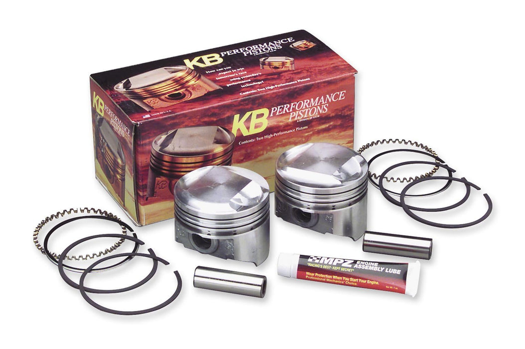 KB Performance Cast Piston Kit (80ci., Domed) - .010in. Oversize to 3.508in., 9.6:1 Compression KB305.010