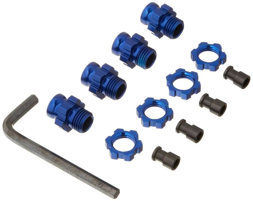 Traxxas 6856X Slash 4WDWheel Hubs 17mm Blue Anodized