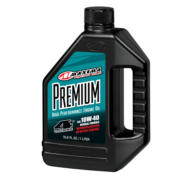 Maxima 35901 Premium 1 L 4-Stroke Engine Oil Premium 20W50, 1 Pack