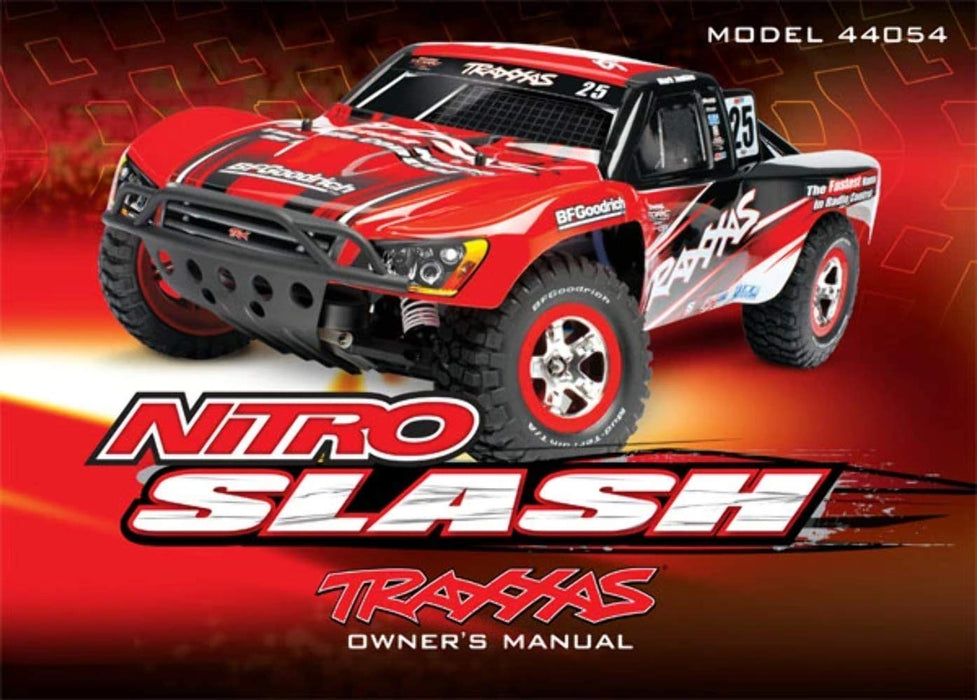 TRAXXAS 4498 Owner's Manual Nitro Slash TRAZ4498