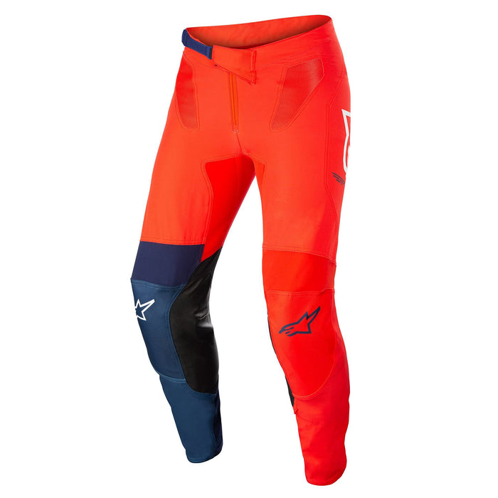 Alpinestars Supertech Blaze Pants Bright Red/Drk Blue/Wht Sz 34 482-970134