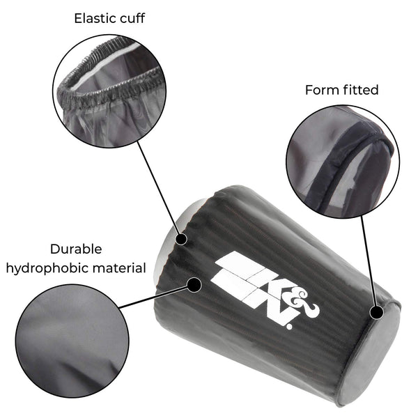 K&N Ru-5064Dk Black Drycharger Filter Wrap For Your Ru-5064 Filter RU-5064DK