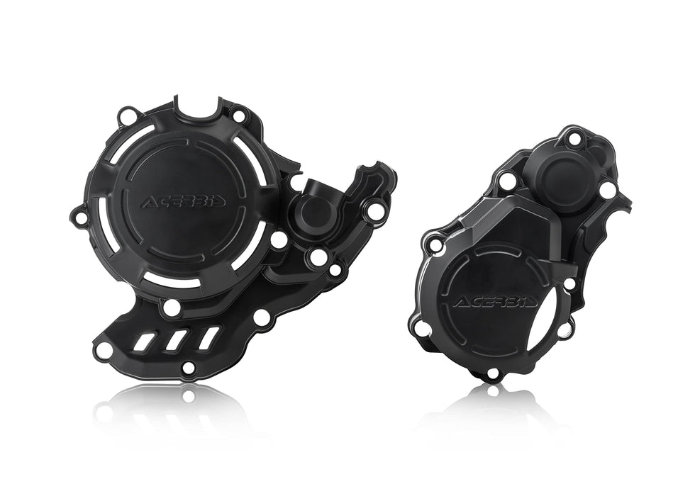 Acerbis X-Power Engine Cover Kit (BLACK) For 16-22 KTM 250SXF