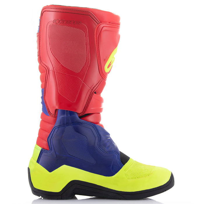 Alpinestars Men's Motorcycle Boots, Bright Red/Blue/Fluo Yellow, 14