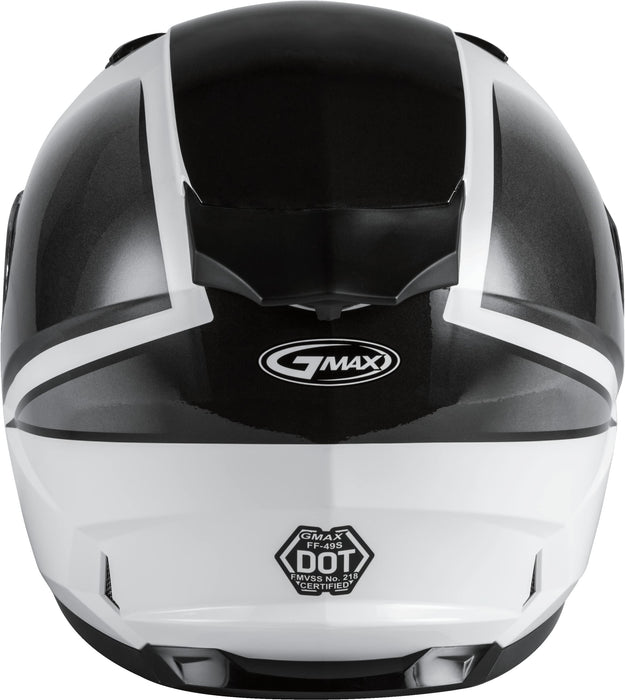 FF-49S Hail Snow Helmet W/ELEC Shield White/Black 3X