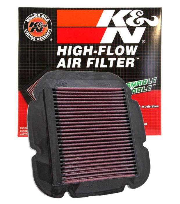 K&N Engine Air Filter: High Performance, Premium, Powersport Air Filter: Fits 2002-2019 SUZUKI/KAWASAKI (DL650A, V-Strom, ABS, XT, XT ABS, XT Touring, DL650XA, Adventure, DL1000, KLV1000) SU-1002