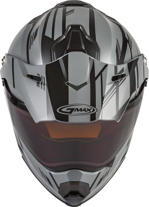 GMAX G2211502 Helmets, Matte Grey/Black,Large