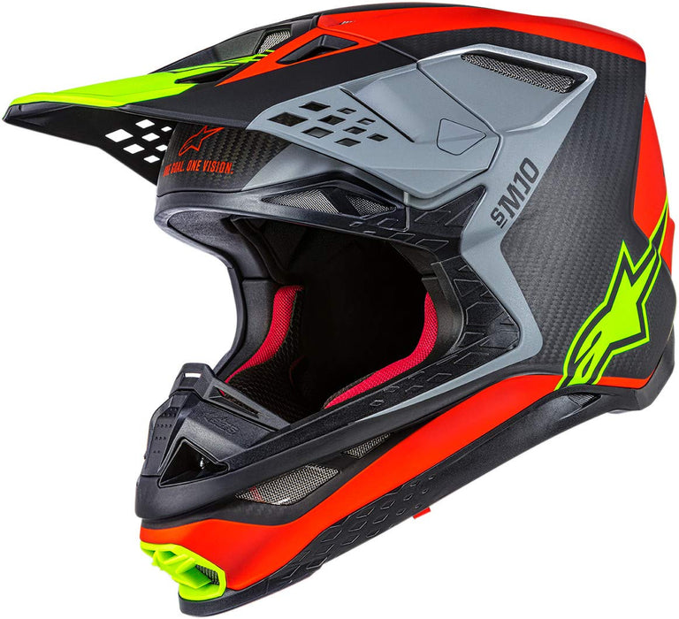 Alpinestars 8301919-317-X Anaheim 1 M-10 Helmet Red/Black/Yellow Xl