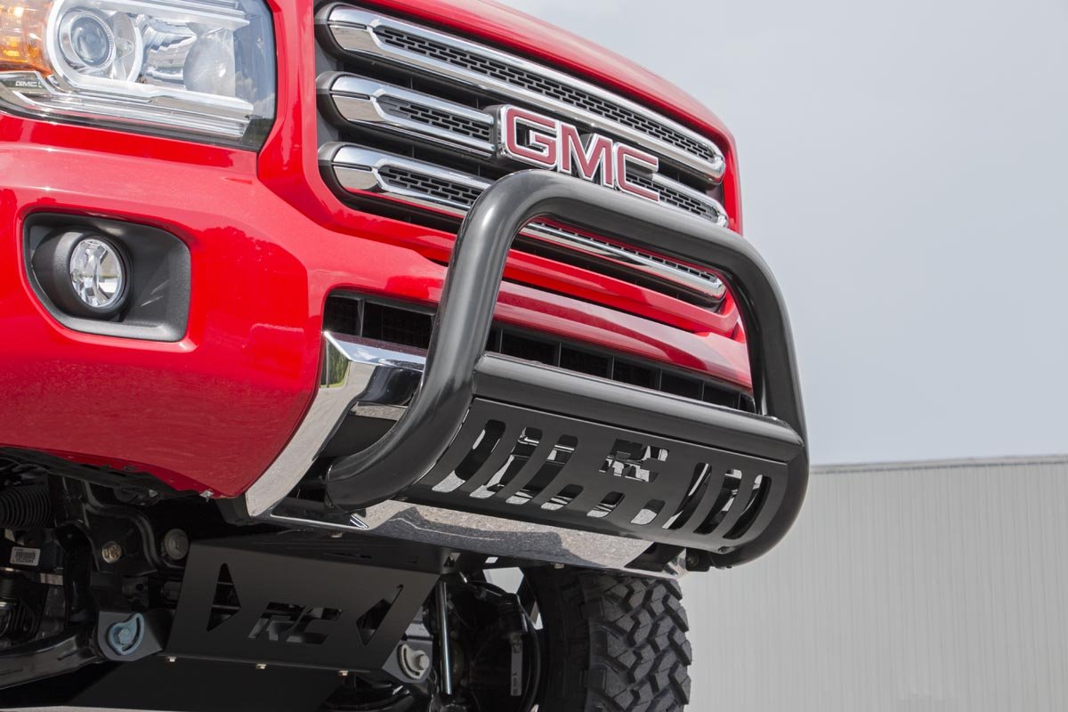 Rough Country Black Bull Bar Fits Chevy/GMC Canyon/Colorado 2WD/4WD (2015-2023) B-C2151