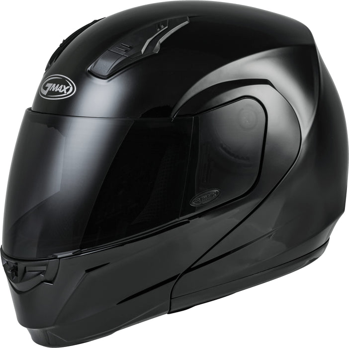 GMAX MD-04, DOT Approved Modular Helmet for Motorcycles, Scooters, Spyders, Mopeds and More (Black)