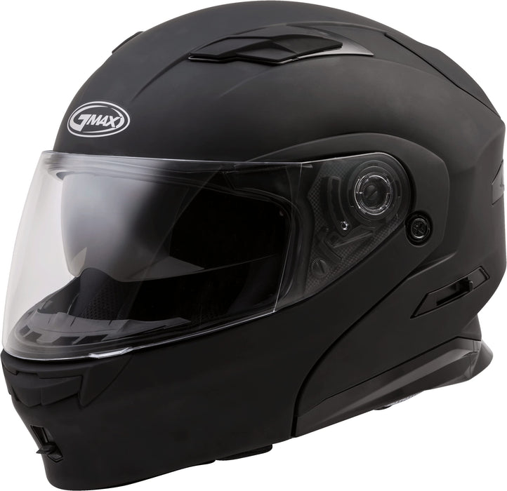 GMAX MD-01, DOT Approved Modular Helmet for Motorcycles, Scooters, Mopeds and More (Black, Large)