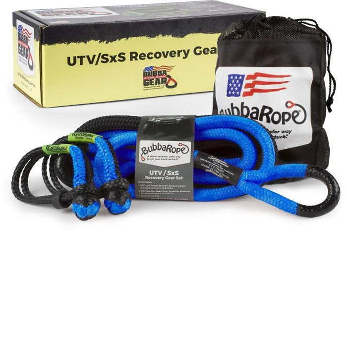 Bubba Rope Sidewinder 5/8''x20' Utv Power Stretch Rp Blue 176653BL