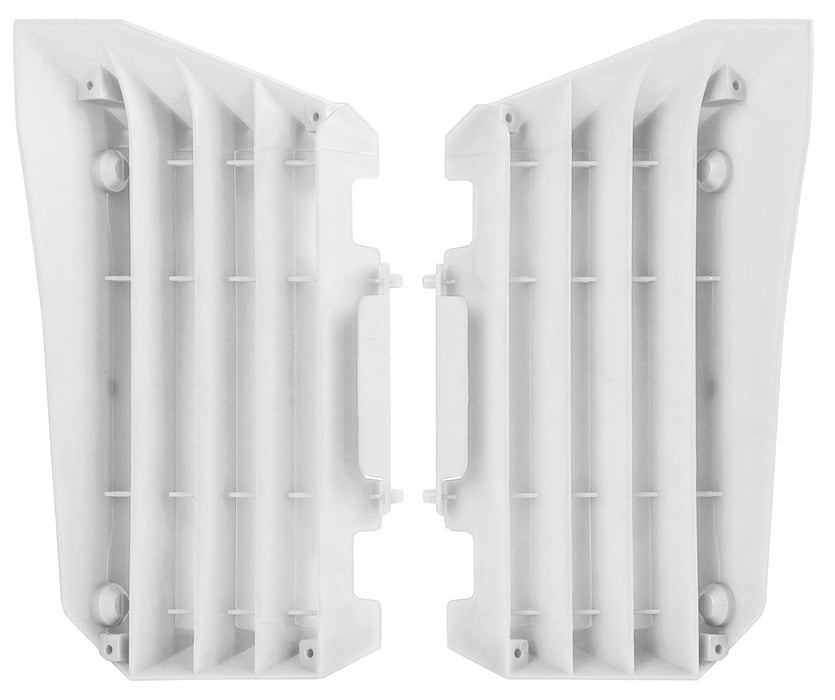 Polisport Radiator Louvers (White) Compatible With 14-18 YAMAHA YZ250F