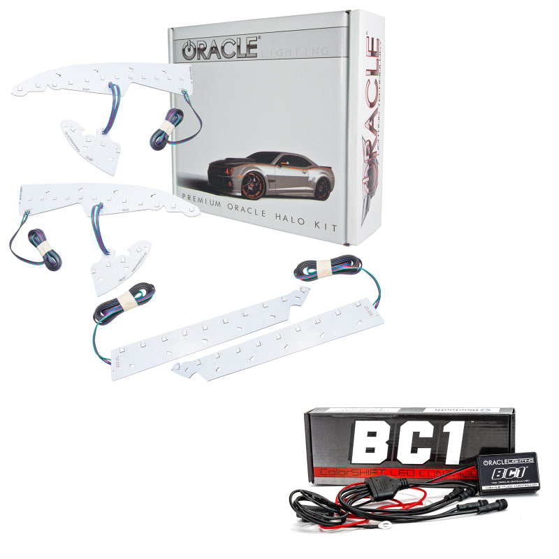 Oracle 14-15 Fits GMC Sierra Headlight DRL Upgrade Kit Colorshift W/ BC1 Controller See Warranty 2450-335