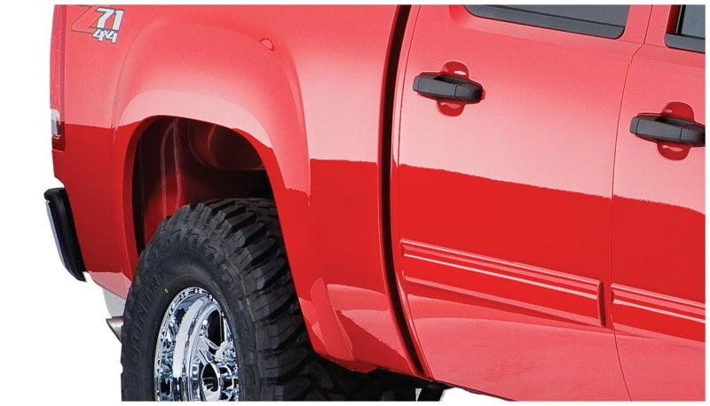 Bushwacker Black Cutout Style Fender Flares 2007-2013 Fits Gmc Sierra 1500 Fits 69.3" 40951-02