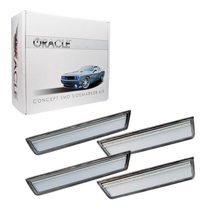 ORACLE Lighting 2008-2014 Dodge Challenger Concept Sidemarker Set - Clear Lens - MPN: 9800-019