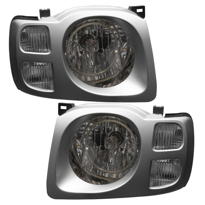 Oracle Lighting 02-04 Compatible with Nissan Xterra SE Pre-Assembled LED Halo Headlights -Red SEE WARRANTY 7179-003