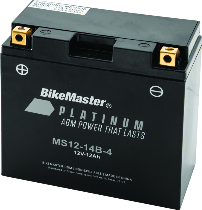 BikeMaster Platinum Batteries MS12-14B-4