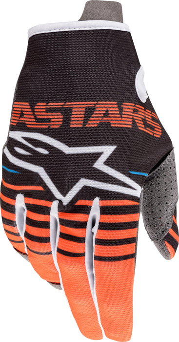 Alpinestars 3561820-1444-2XL Radar Gloves Anthracite/Orange 2X