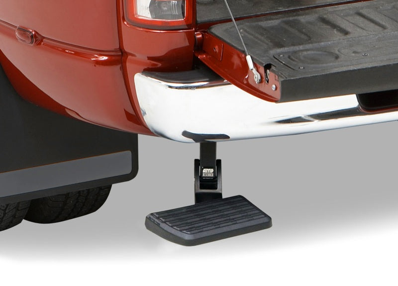 AMP Research 75304-01A BedStep Retractable Bumper Step for 2002-2008 Ram 1500 2003-2009 Ram 2500/3500