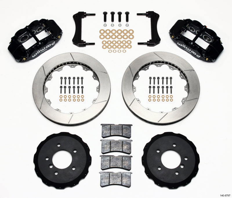 Wilwood Narrow Superlite 6R Front Hat Kit 13.06in E36 BMW M3 140-8797