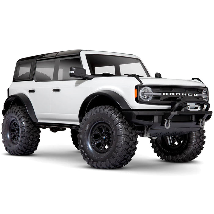 Traxxas Trx-4 Scale And Trail� Crawler With 2021 Ford� Bronco Body: White 92076-4-WHT