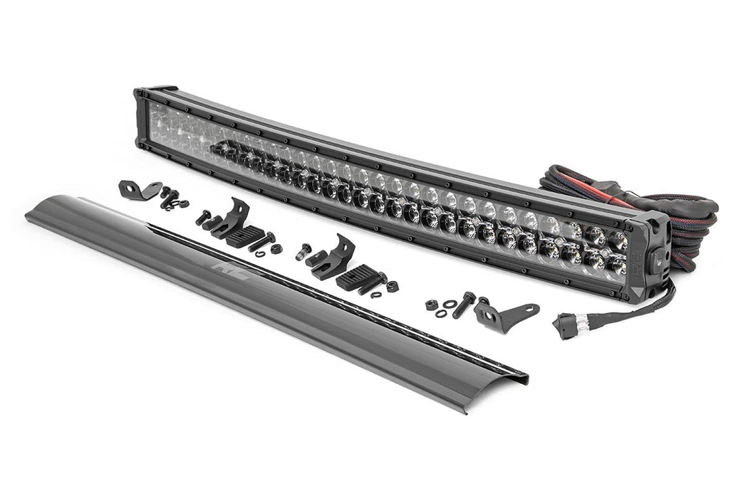 Rough Country Black Series Led 30 Inch Lightcurved Dual Row White Drl 72930BD